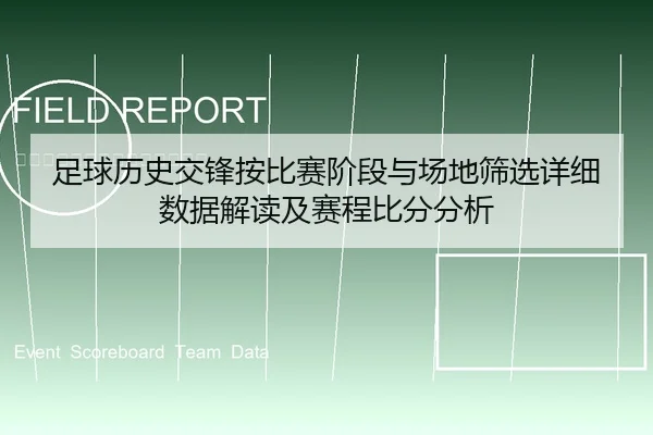 足球历史交锋按比赛阶段与场地筛选详细数据解读及赛程比分分析